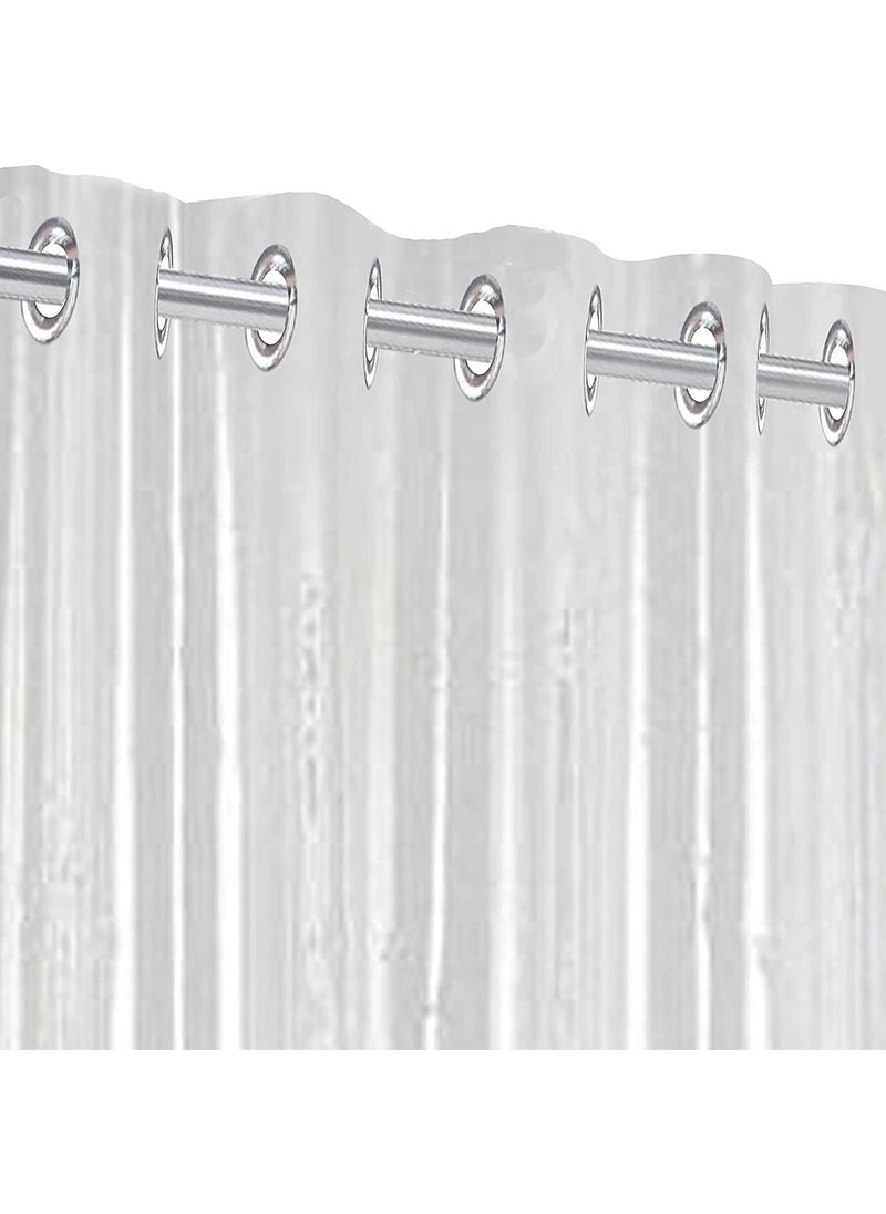 A CUBE LUXURY SOLUTIONS A Cube Luxury Solutions PVC AC Curtain Eyelet Rings Waterproof Material 15 MM Thickness Mold Mildew Free Transparent 7ft  - Image 1