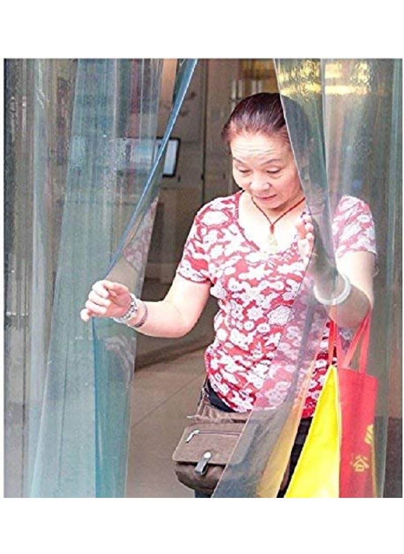 A CUBE LUXURY SOLUTIONS A Cube Luxury Solutions PVC AC Curtain Eyelet Rings Waterproof Material 15 MM Thickness Mold Mildew Free Transparent 7ft  - Image 4
