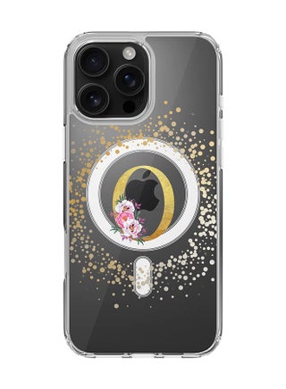Custom Monogram Floral - O  (Clear )