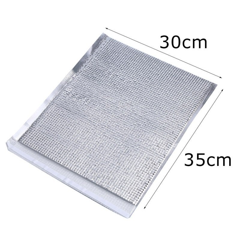 Disposable Insulated Bag 30*35cm Eco-Friendly Material - Heat Cold Insulation Adhesive Closure Food Storage Bag for Picnic, Lunch, Travel, Camping Daily Use - Image 1