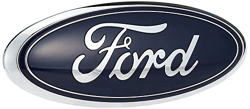 Ford AA8Z-9942528-A Nameplate Dark Blue, 9 x 3.5 INCHES - Image 1