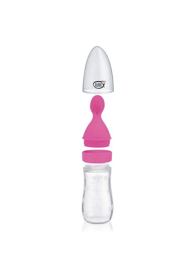 BuddsBuddy Silicone Cereal Feeder 125Ml (Pink) - Image 4