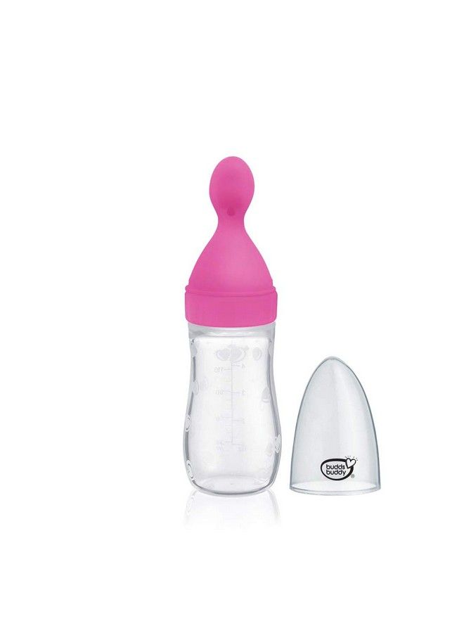 BuddsBuddy Silicone Cereal Feeder 125Ml (Pink) - Image 3
