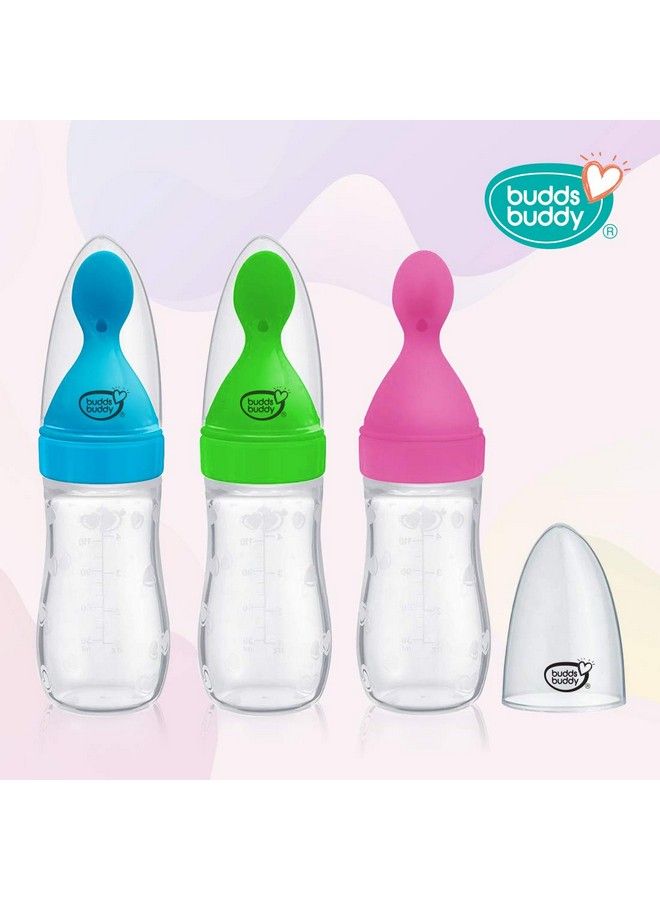 BuddsBuddy Silicone Cereal Feeder 125Ml (Pink) - Image 5