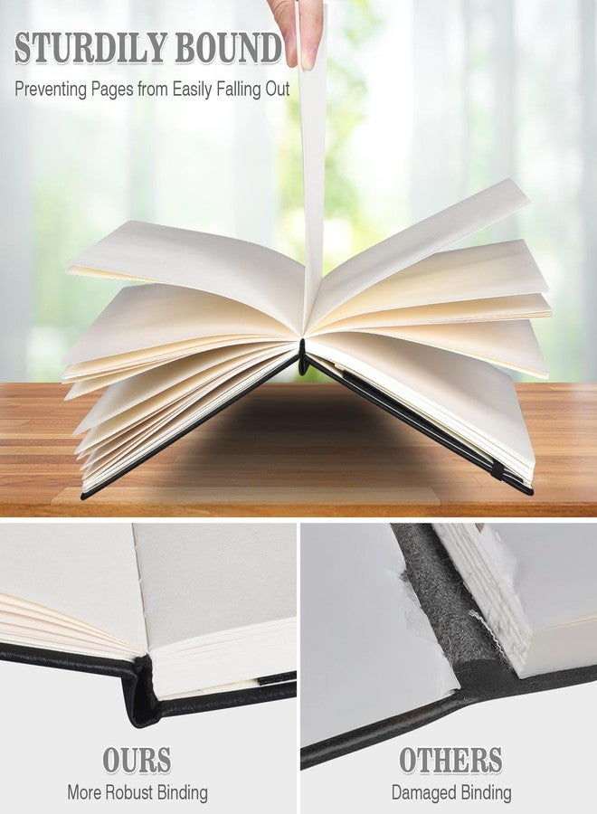 OMEYA Graph Paper Notebook 3 Pack, A5 Grid Notebook Journal, Graph Notebook with 120gsm Paper, Hardcover Leather Journal for Writing, Grid Paper Notebook for Work, School Supplies, Engineering,5.75" x 8.38" - Image 2