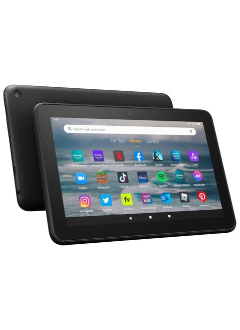 Fire 7 tablet with a 7-inch screen equipped with a battery life of up to 10 hours using 16 GB storage space and 2 GB RAM equipped with a quad-core processor the latest version (black)