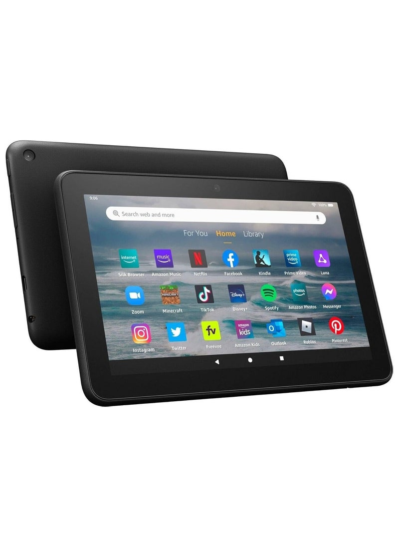 REBENUO Fire 7 tablet with a 7-inch screen equipped with a battery life of up to 10 hours using 16 GB storage space and 2 GB RAM equipped with a quad-core processor the latest version (black)  - Image 1