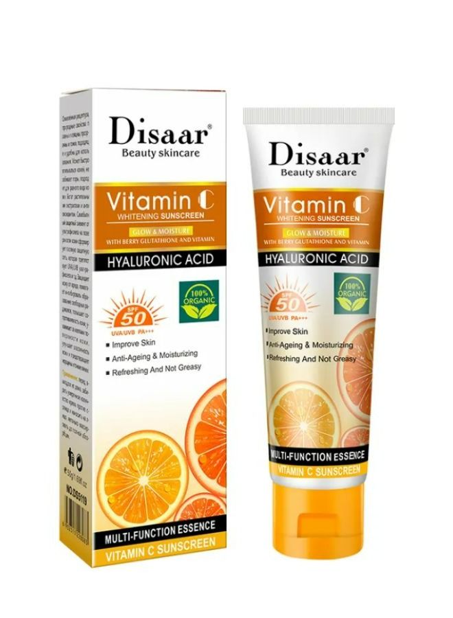 Disaar Vitamin C Sunscreen Cream Spf 50 Sunscreen Whitening Anti Uv Sunscreen 50 g - Image 5