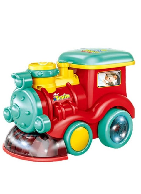 Bubble Train Funny Toy with Lights and Moving Sound for Boys and Girls