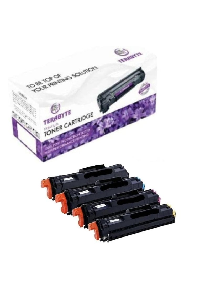 Terabyte مجموعة حبر متوافقة TN273 لأربعة طابعات MFC-L3750CDW DCP-L3510CDW DCP-L3551CDW HL-L3210CW و HL-L3270CDW 4 قطع أسود، أزرق، أصفر، أرجواني - Image 1