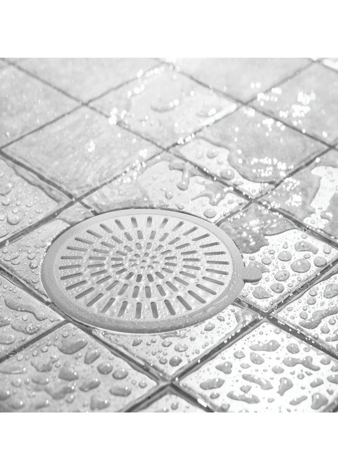 InterDesign Metro Ultra Shower Stall Drain Protector - Gray/Silver - Image 2