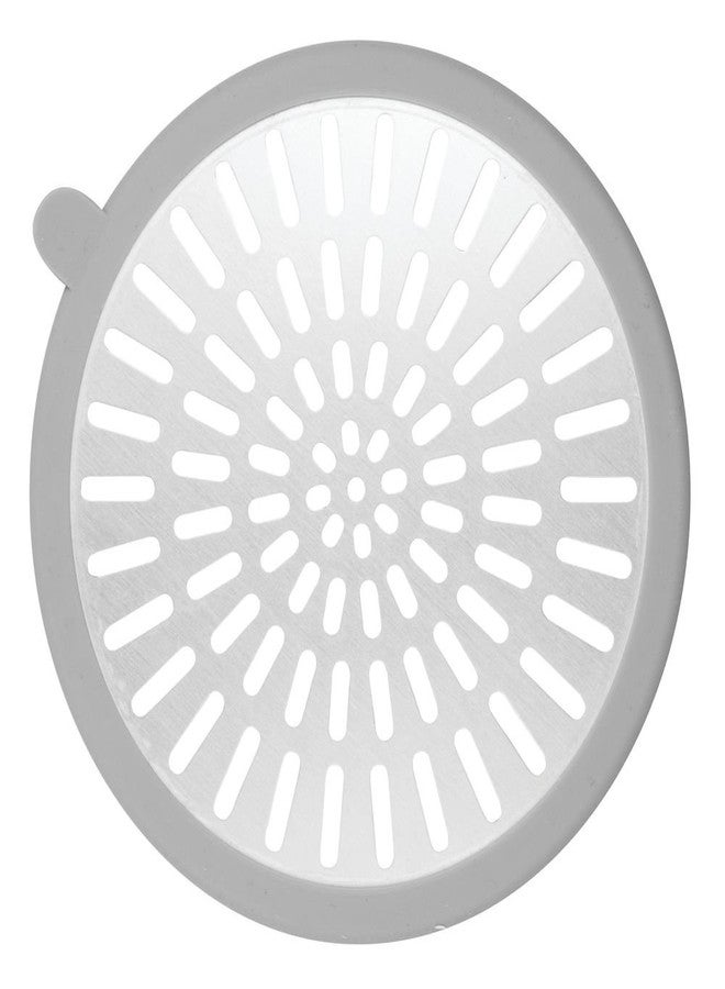 InterDesign Metro Ultra Shower Stall Drain Protector - Gray/Silver - Image 1