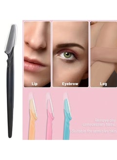 ORiTi 12 pcs Safe and Newbie Friendly Eyebrow and Face Razor with Protective Cover  - Image 4