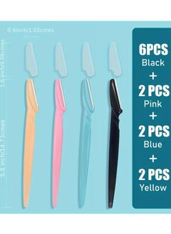 ORiTi 12 pcs Safe and Newbie Friendly Eyebrow and Face Razor with Protective Cover  - Image 5