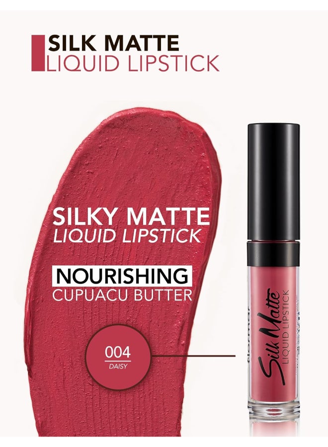 flormar Silk Matte Liquid Lipstick 004 Daisy - Image 3