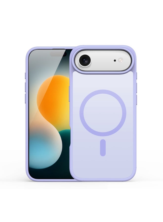 دوكس دوتشيز غلاف مغناطيسي صادم للصدمات لهاتف iPhone Air، متوافق مع MagSafe، مقاوم للعرق وبصمات الأصابع، واقي شفاف. - Image 1