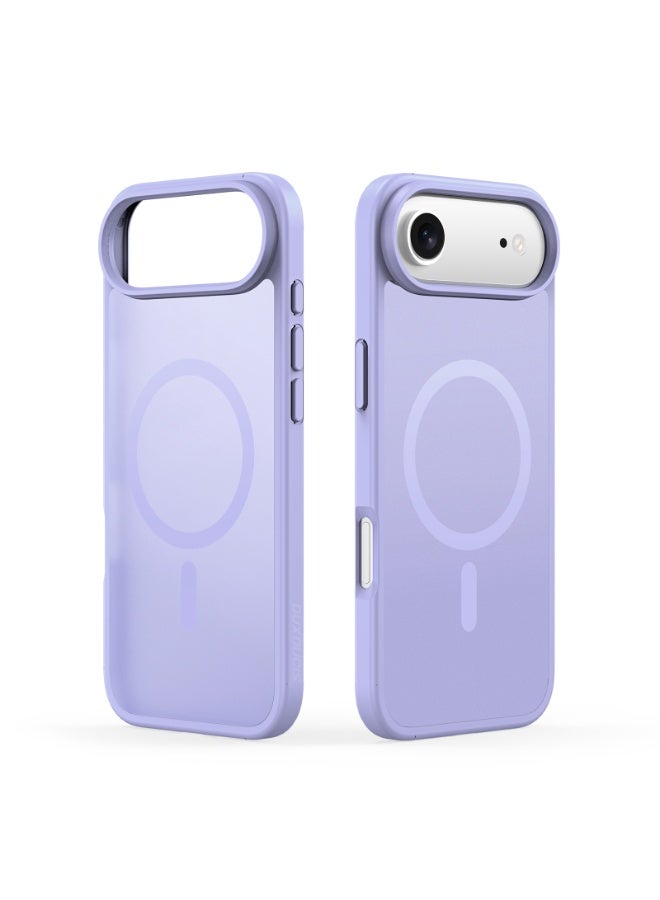 دوكس دوتشيز غلاف مغناطيسي صادم للصدمات لهاتف iPhone Air، متوافق مع MagSafe، مقاوم للعرق وبصمات الأصابع، واقي شفاف. - Image 2