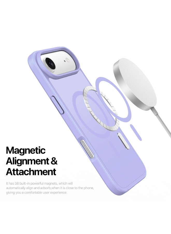 دوكس دوتشيز غلاف مغناطيسي صادم للصدمات لهاتف iPhone Air، متوافق مع MagSafe، مقاوم للعرق وبصمات الأصابع، واقي شفاف. - Image 5