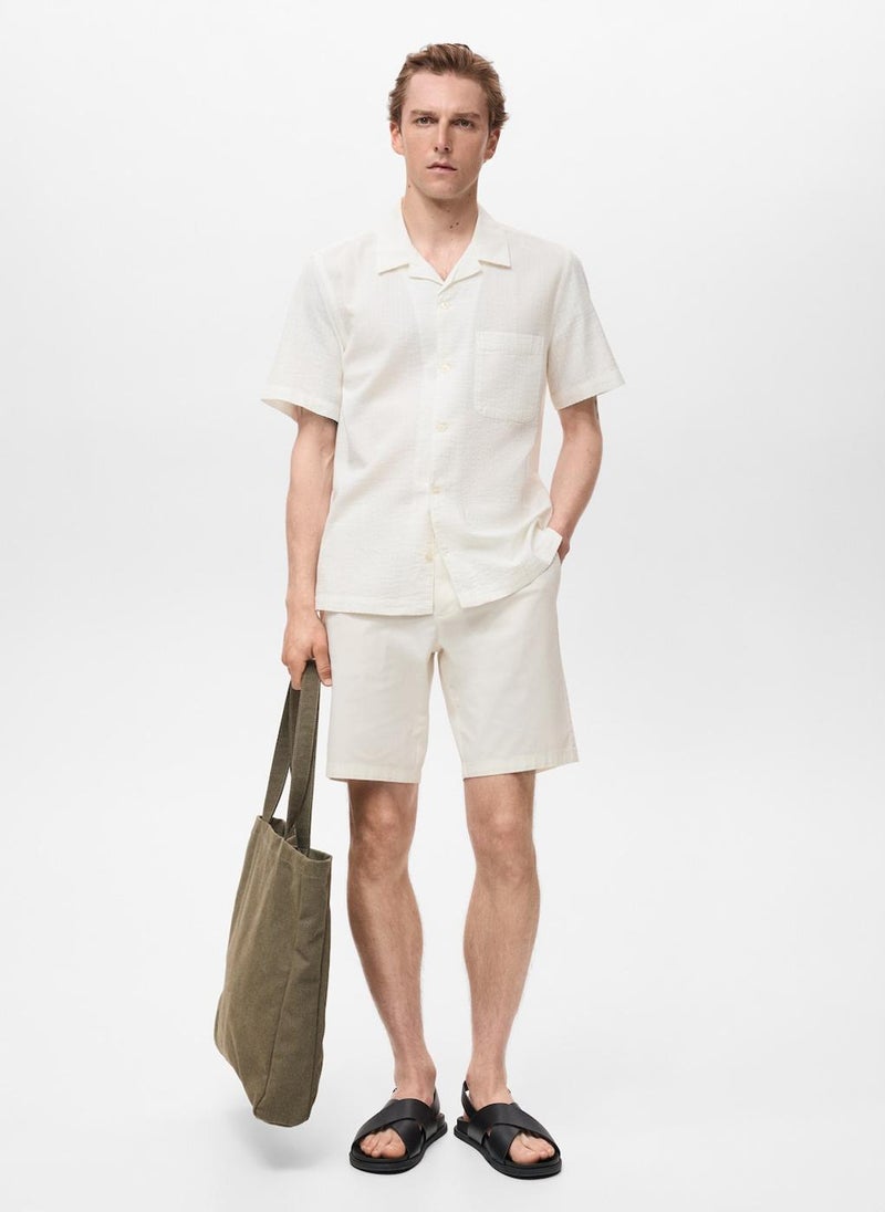Mango Man Slim-Fit Shirt  - Image 4