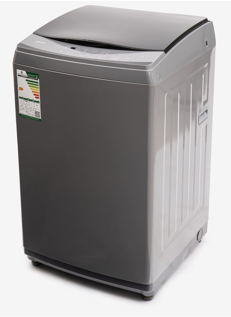 UGINE - Ugine Top Load Automatic Washing Machine, 8 KG, Silver - UWMTLN8S - Image 1