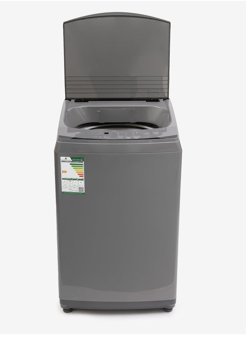 UGINE - Ugine Top Load Automatic Washing Machine, 8 KG, Silver - UWMTLN8S - Image 1