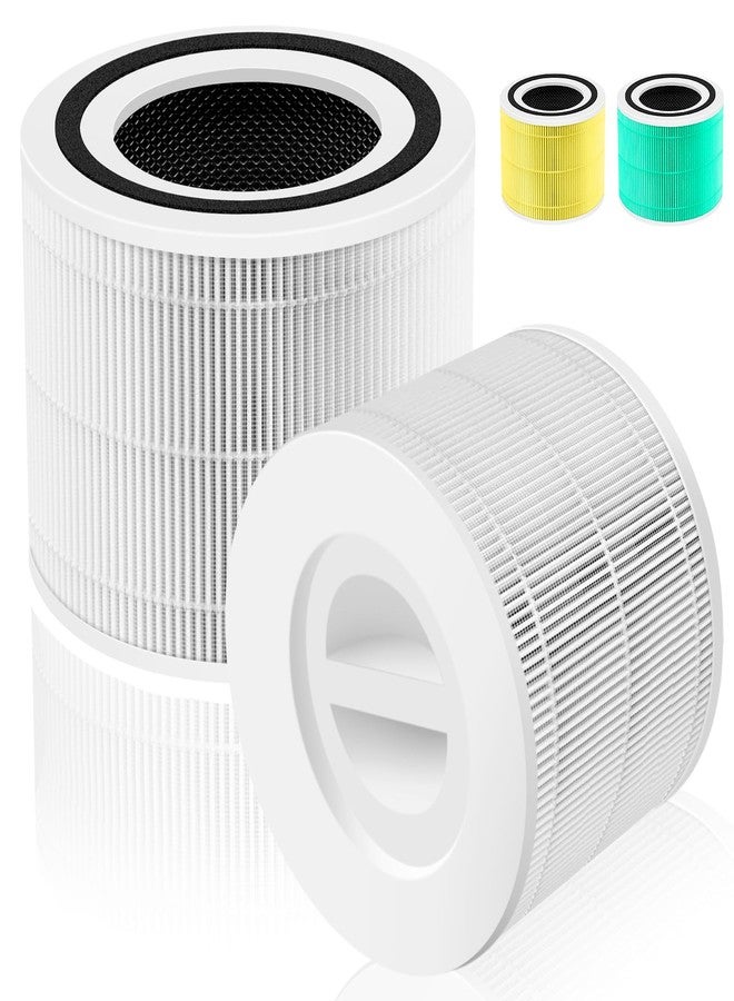 Pulluty Core 300 Replacement Filter for LEVOIT Core 300/Core 300-P/Core 300S Air Purifier,3-in-1 H13 Grade True HEPA with Activated Carbon Filter, Compare to Part No. Core 300-RF,2 Pack,White - Image 1