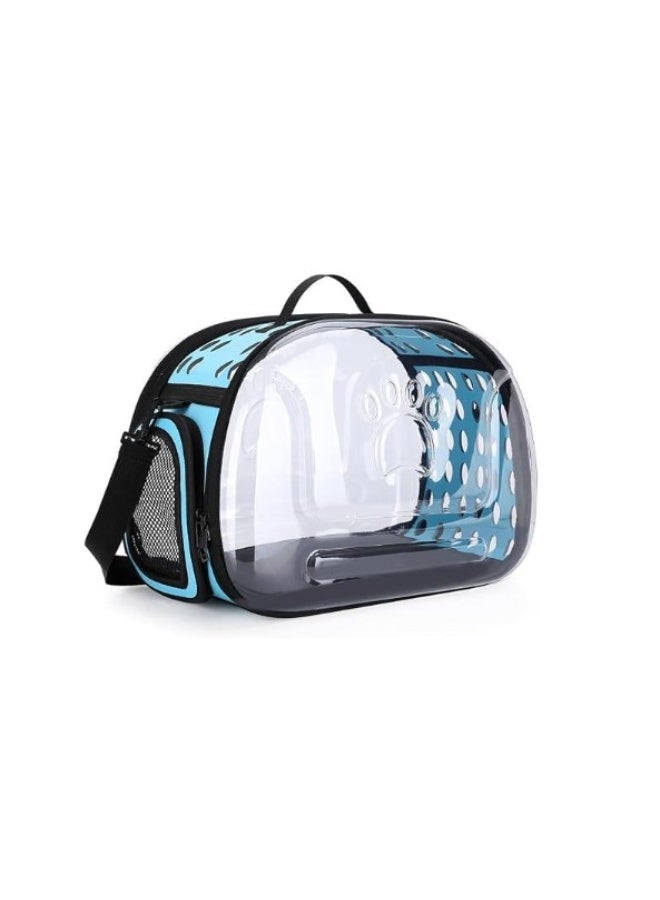 pet carrier for small cat and dog  turquoise