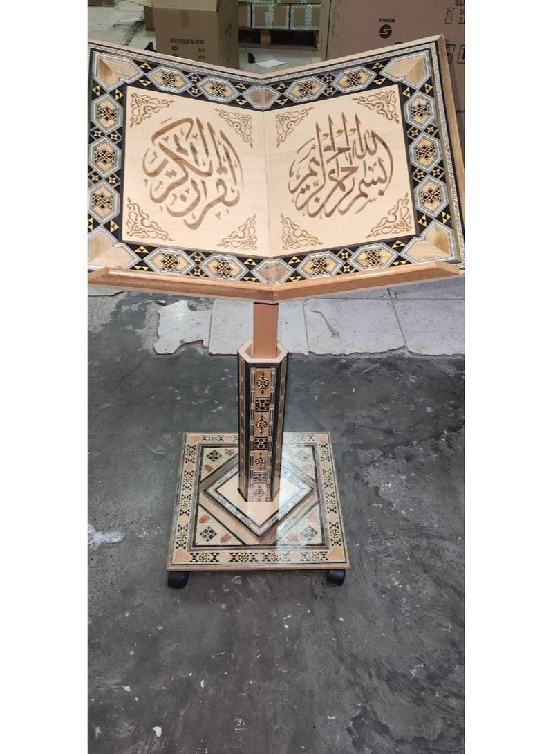 ريبنيو حاملة المصحف الجوامي مصنوعة من خشب الفسيفساء الدمشقي  - Image 3