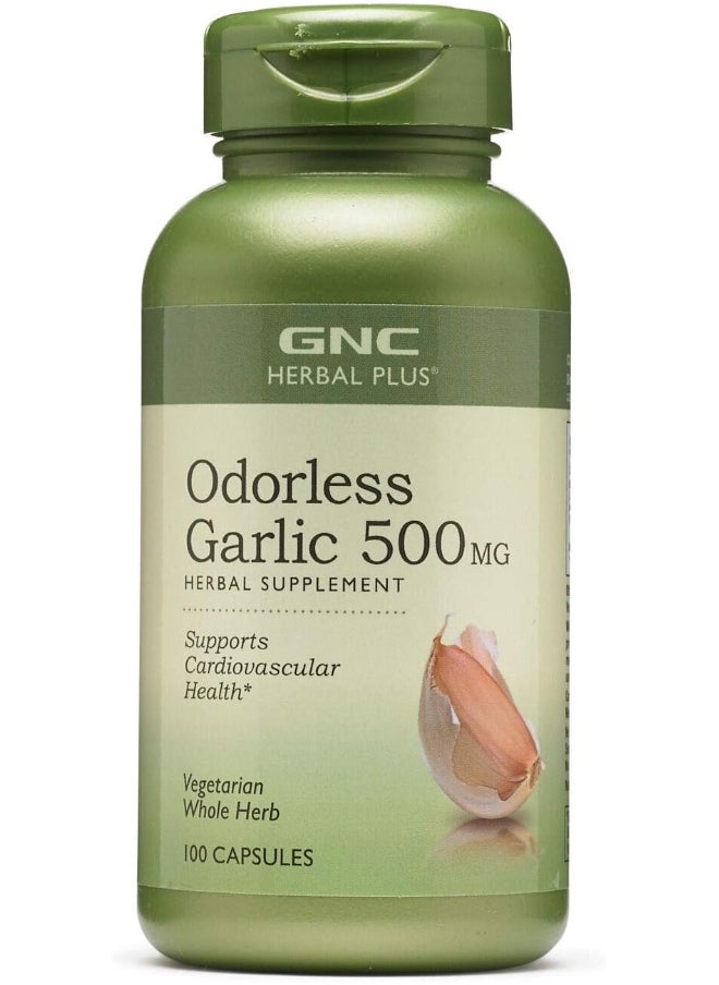 GNC - GNC Odorless Garlic 500 Mg 100 Capsules - Image 1