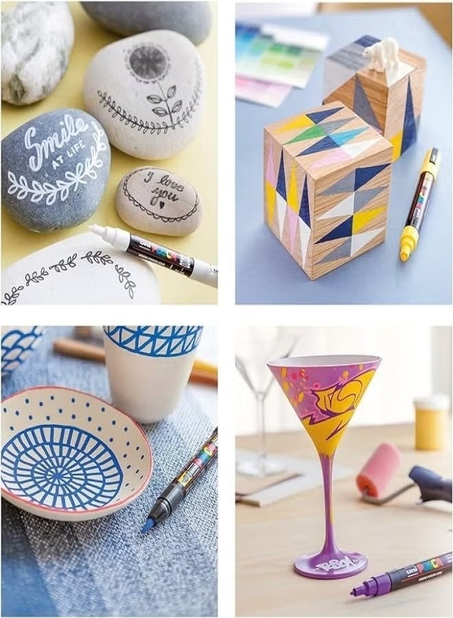 72-Piece Paint Marker Set for Art Supplies, School Supplies, Rock Art, Fabric Paint, Fabric Markers, Paint Pen, Art Markers - view 4