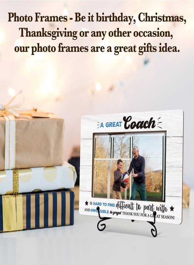 Gihyan Coach Appreciation Picture Frame, A Truly Great Coach Is Hard To Find Photo Frame, Soccer Basketball Baseball Coach Gifts, Birthday Christmas Gifts For Coach, Home Office Wooden Frame With Stand-67 - Image 5