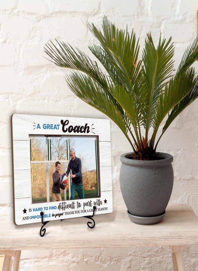 Gihyan Coach Appreciation Picture Frame, A Truly Great Coach Is Hard To Find Photo Frame, Soccer Basketball Baseball Coach Gifts, Birthday Christmas Gifts For Coach, Home Office Wooden Frame With Stand-67 - Image 3
