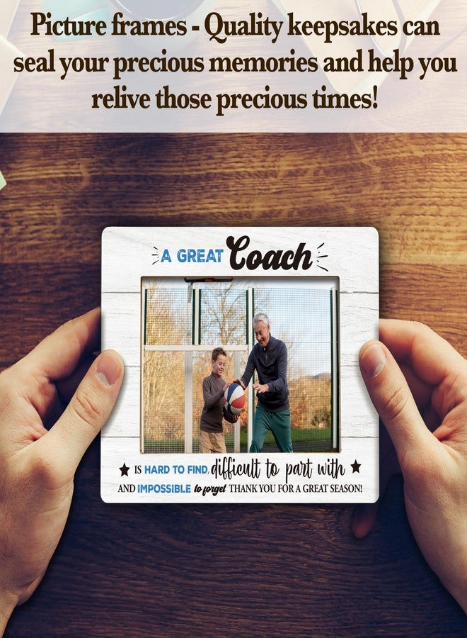 Gihyan Coach Appreciation Picture Frame, A Truly Great Coach Is Hard To Find Photo Frame, Soccer Basketball Baseball Coach Gifts, Birthday Christmas Gifts For Coach, Home Office Wooden Frame With Stand-67 - Image 4