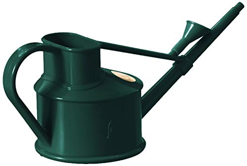 Haws Handy Plastic Watering Can, Mini Water Can for Indoor Plants, Succulents and Flowers, Green, 1 Pint - Image 2