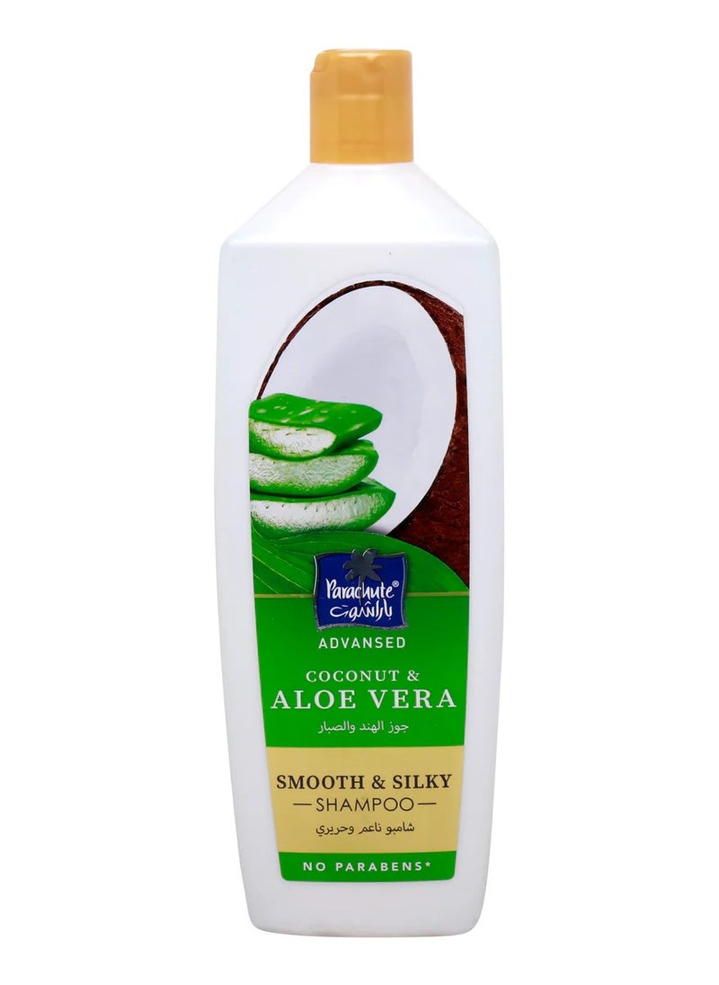 Parachute Smooth & Silky Shampoo With Aloe Vera And Coconut 340ml  - Image 1