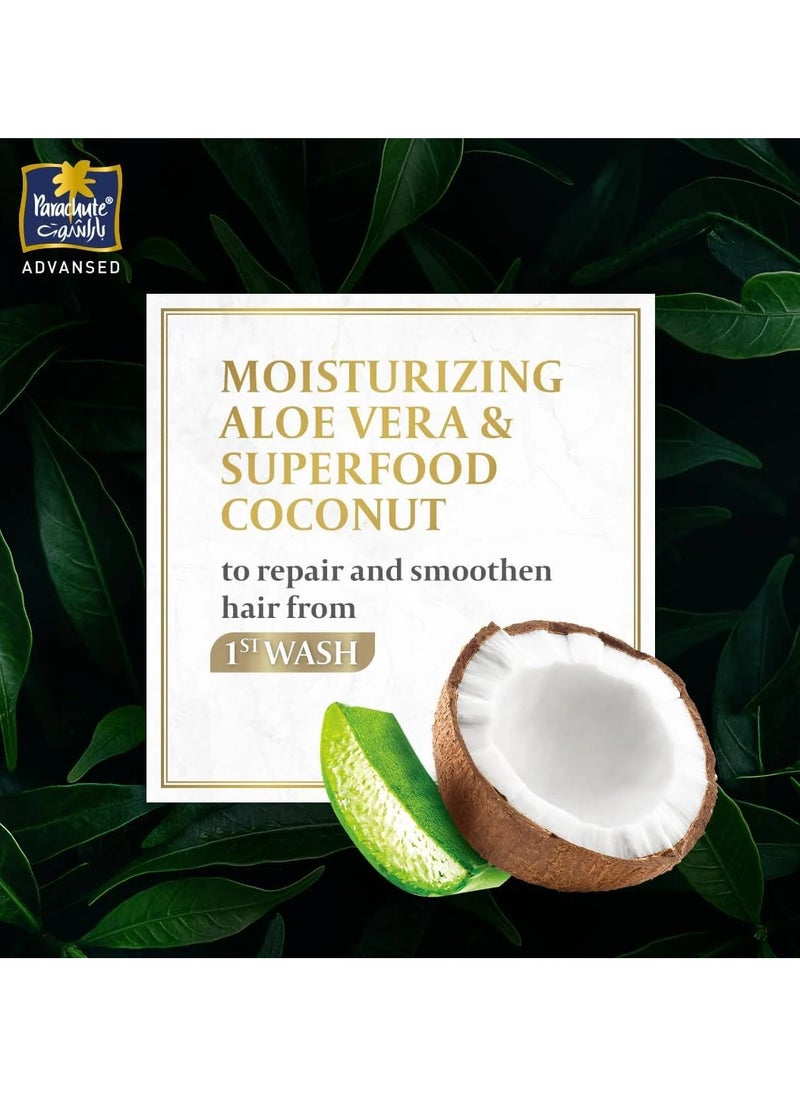 Parachute Smooth & Silky Shampoo With Aloe Vera And Coconut 340ml  - Image 3