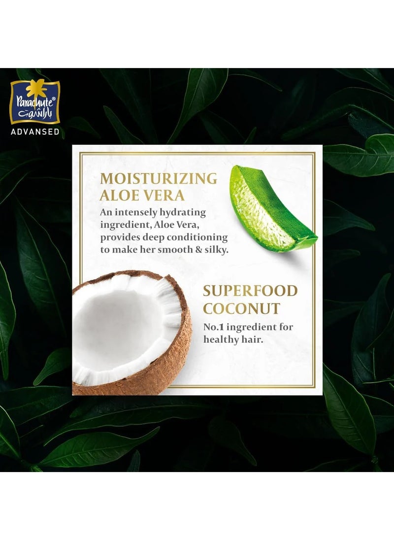 Parachute Smooth & Silky Shampoo With Aloe Vera And Coconut 340ml  - Image 4