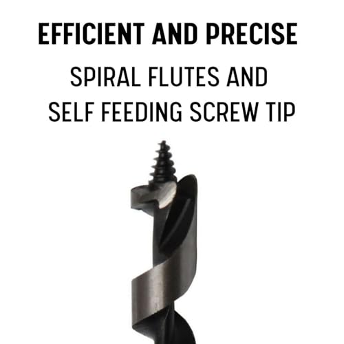 Drill America دريل أمريكا 5/8" × 23" بت دريل أوجر طويل للخشب - Image 3