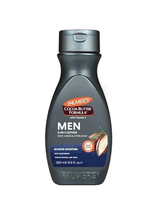 PALMER'S - Palmer's Cocoa Butter Formula Body and Face Lotion with Vitamin-E for Men, 8.5 Fluid Ounce (Pack of 2) - Image 1