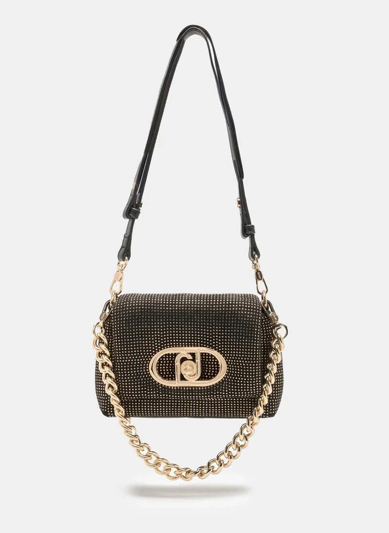 ليو جو حقيبة كروس بودي لابافي مزينة بالكريستال