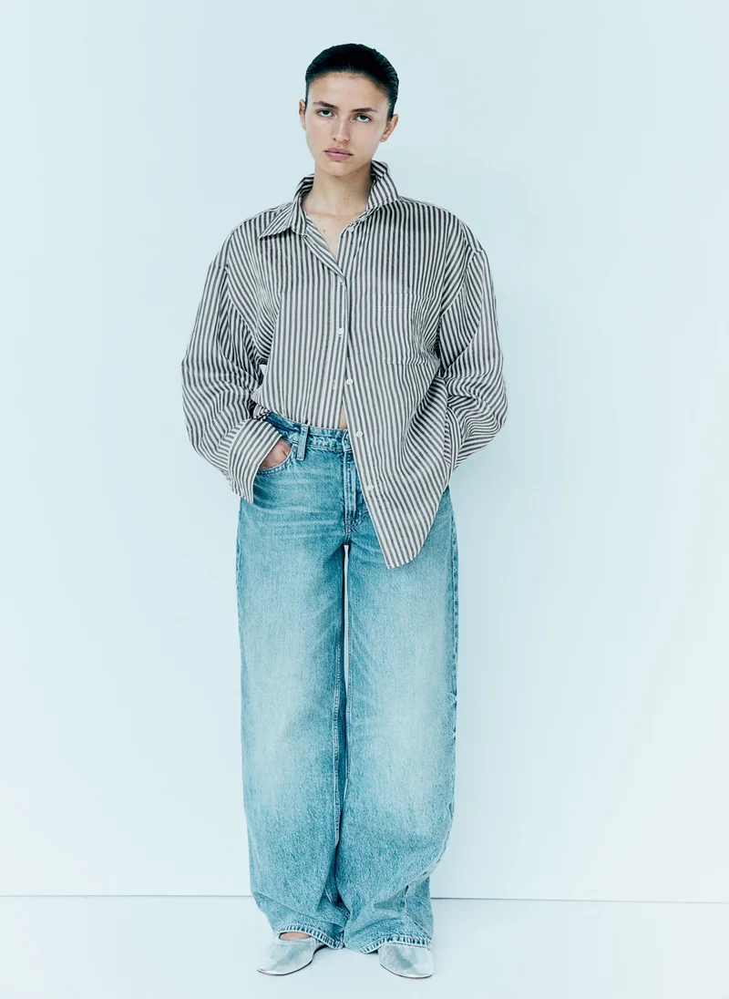 اتش اند ام Oversized Shirt