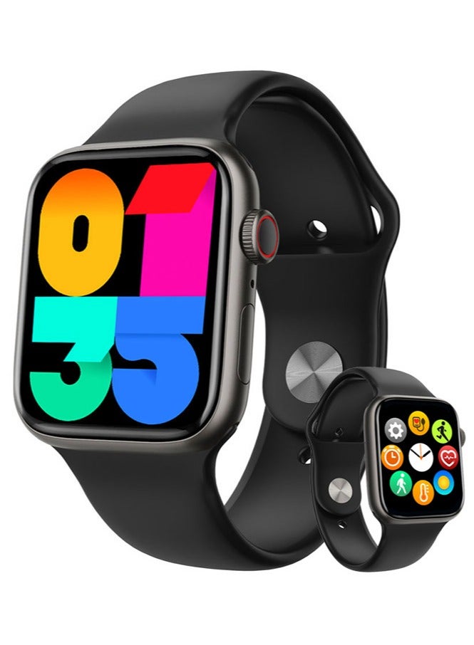 Smart Watches for Women Men, 2.15" HD Smartwatch with Multiple Sports Modes, IP67 Waterproof, Bluetooth Call Sleep Monitor,Black - Image 1