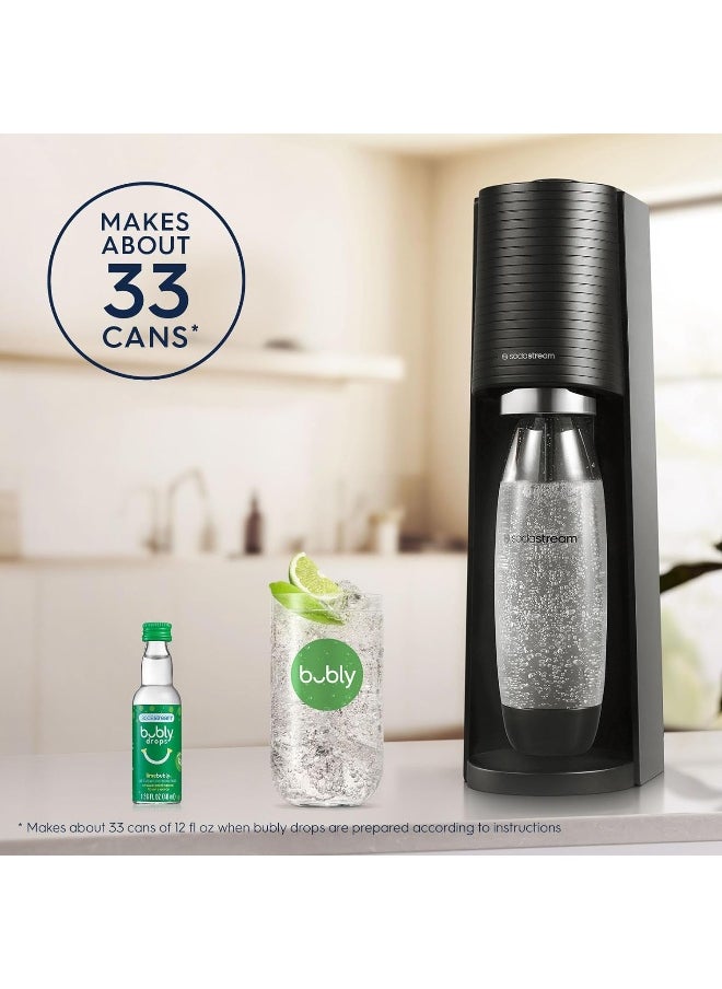 SodaStream - SodaStream Terra Sparkling Water Maker (Black) with CO2, DWS Bottle and Bubly Drop, Battery Powered - Image 1