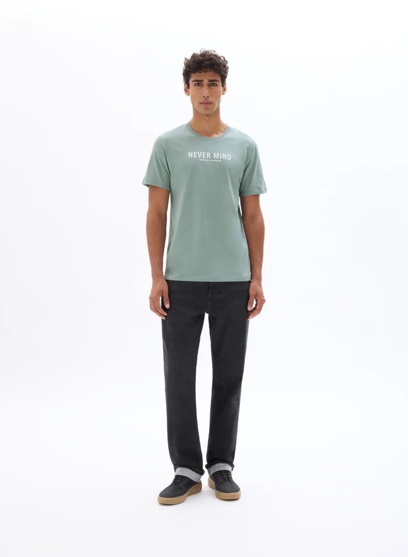 Celio Mexmind Vert De Gris Short Sleeves Tshirt