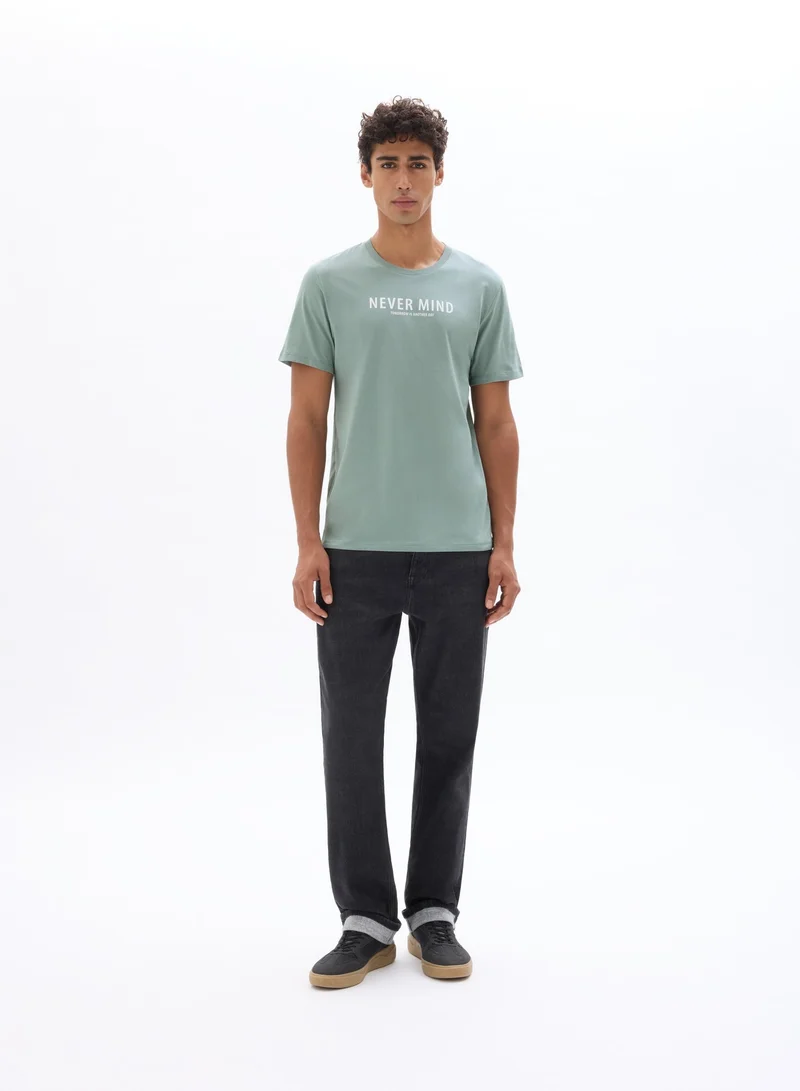 Celio Mexmind Vert De Gris Short Sleeves Tshirt