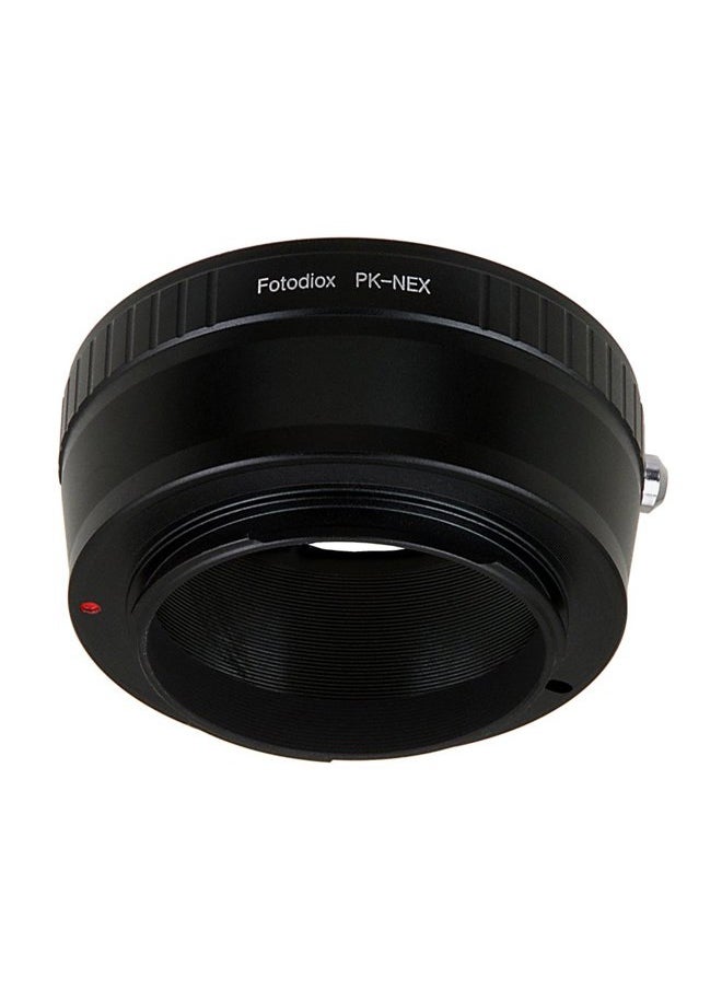 Fotodiox - Lens Mount Adapter- PK-NEX, Pentax K/PK Lens to Sony Alpha Nex E-mount Camera Adapter, fit Sony NEX 3, Nex 5, NEX-VG10 - Image 1