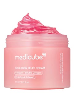 Medicube Medicube Collagen Jelly Cream- Niacinamide & Freeze-Dried Hydrolyzed Collagen - Boosts skin's barrier hydration and gives 24h Glow & Lifted Look - No artificial color, Korean skincare (3.71 fl.oz.)  - Image 1