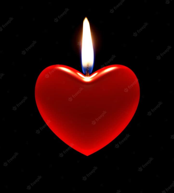 Selibration Selibration Valentine Special Heart Shape Candle Set of 6pcs (Red) for Valentine, Engagement Cake Topper, Wedding Anniversary Cake Topper, Party and Event Supplies  - Image 4