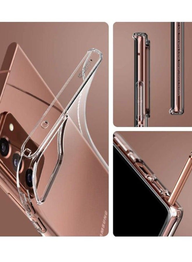 BORTONY Silicone Protective Case For Samsung Galaxy Note 20 Ultra Clear - Image 2