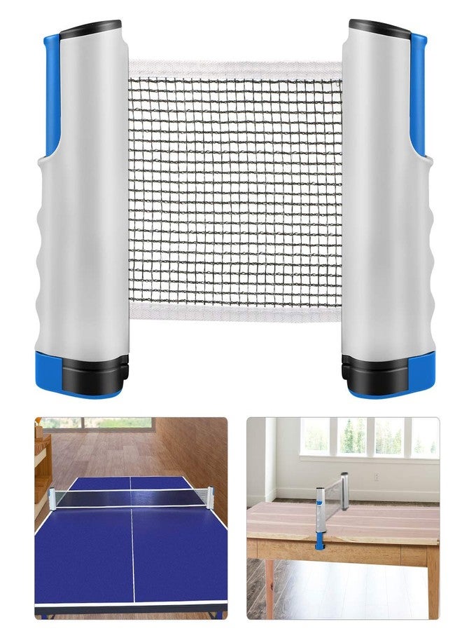 Tima Adjustable Table Tennis Net with Push Clamps, Portable TT Net, Retractable Table Tennis Net for Any Table - Image 2